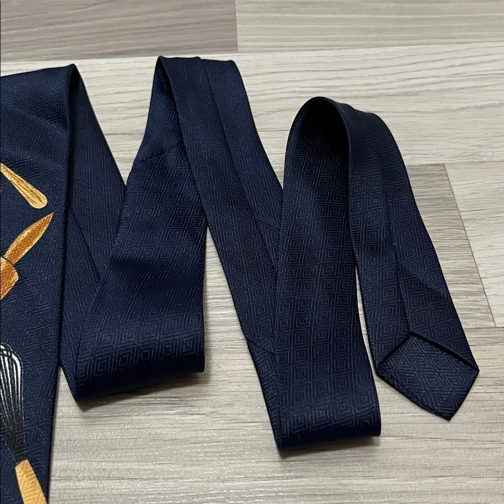 A. Roger’s The Chef 1997 Themed Black Tie with Kitchen Utensils Navy Blue Formal